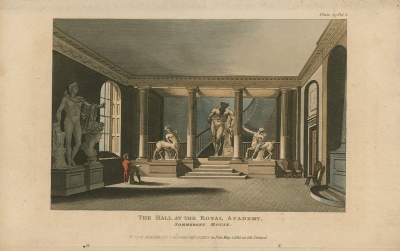 A Királyi Akadémia csarnoka, Somerset House alkotó: English School