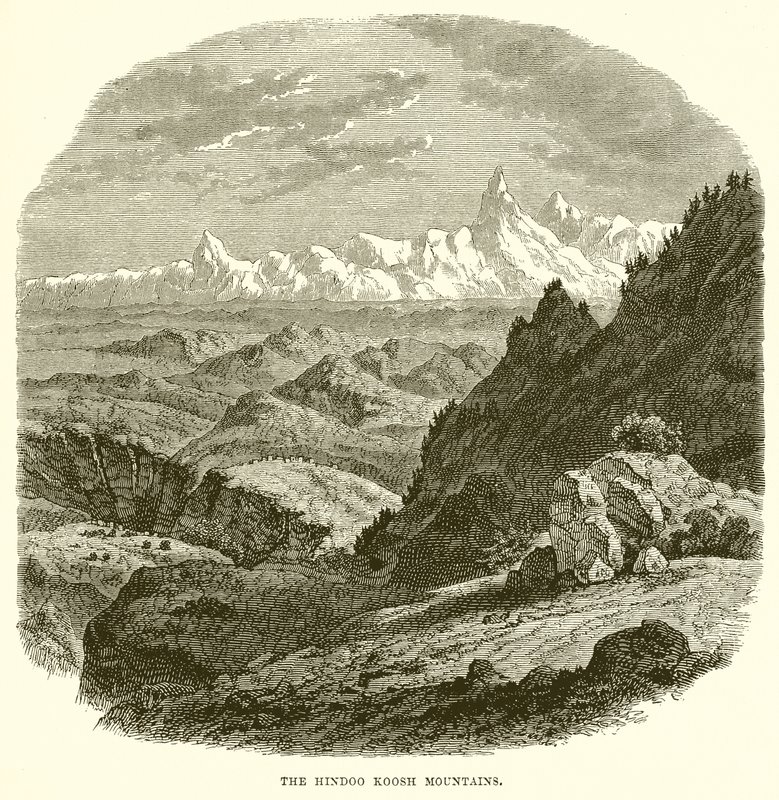 A Hindoo Koosh-hegység alkotó: English School