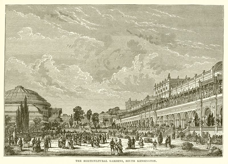A kertészeti kertek, South Kensington alkotó: English School