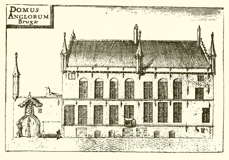 Caxton által elfoglalt bruges-i ház alkotó: English School