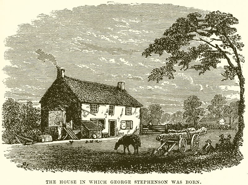A ház, amelyben George Stephenson született alkotó: English School