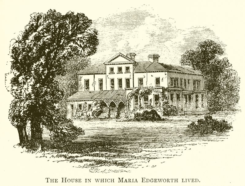 A ház, amelyben Maria Edgeworth élt alkotó: English School