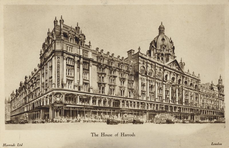 A Harrods Háza, London alkotó: English School