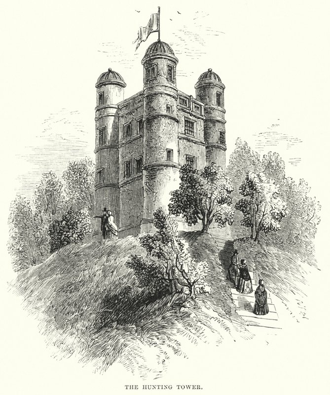 A Vadásztorony (metszet) alkotó: English School