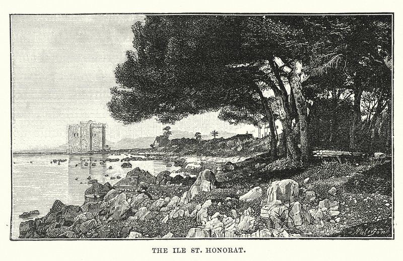 Az Ile St Honorat (metszet) alkotó: English School