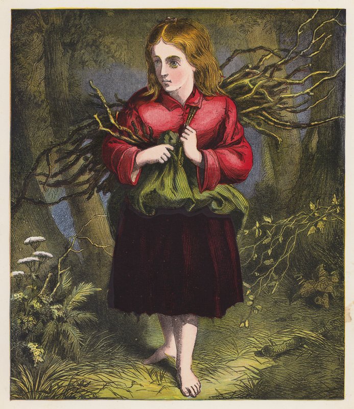 A beteg szél (színes litográfia) alkotó: English School