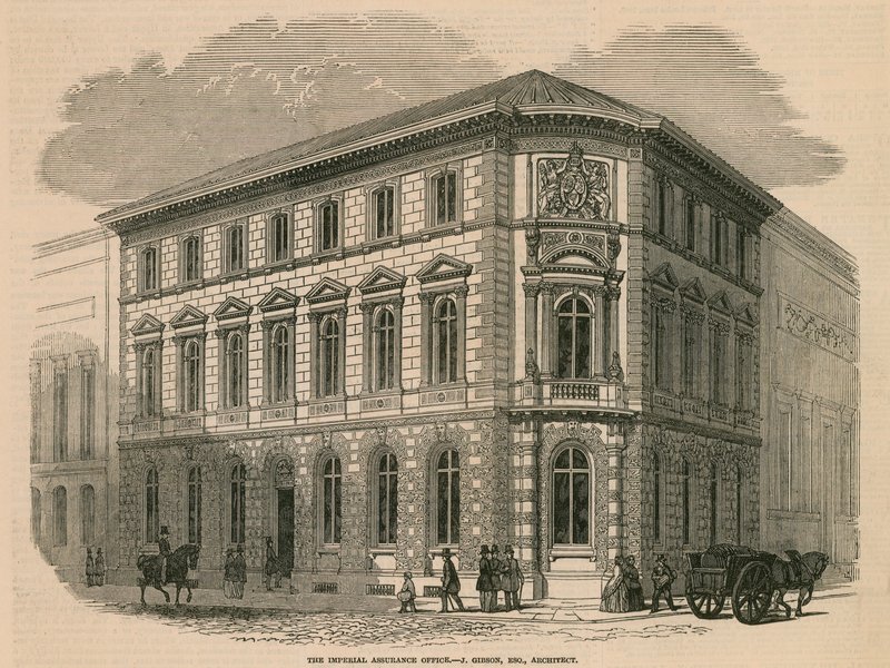 Az Imperial Assurance iroda – J Gibson, építész alkotó: English School