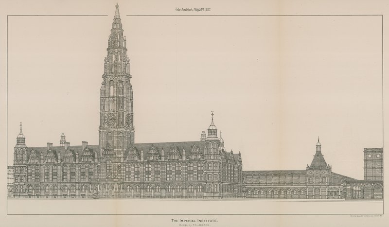 The Imperial Institute: Tervező: T G Jackson alkotó: English School
