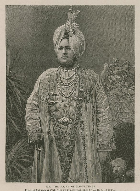 A Birodalmi Intézet: Őfelsége, Kapurthala Rajah alkotó: English School