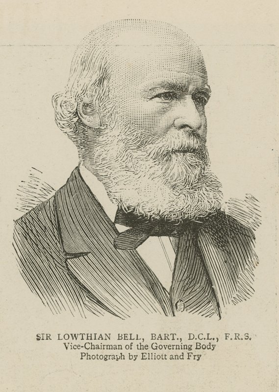 A Birodalmi Intézet: Sir Lowthian Bell, a Vezető Testület alelnöke alkotó: English School
