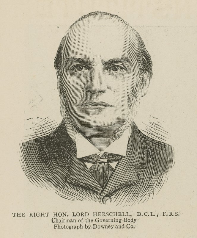 The Imperial Institute: The Right Honorable Lord Herschell, a Vezető Testület elnöke alkotó: English School