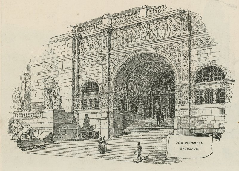 A Birodalmi Intézet: A főbejárat alkotó: English School