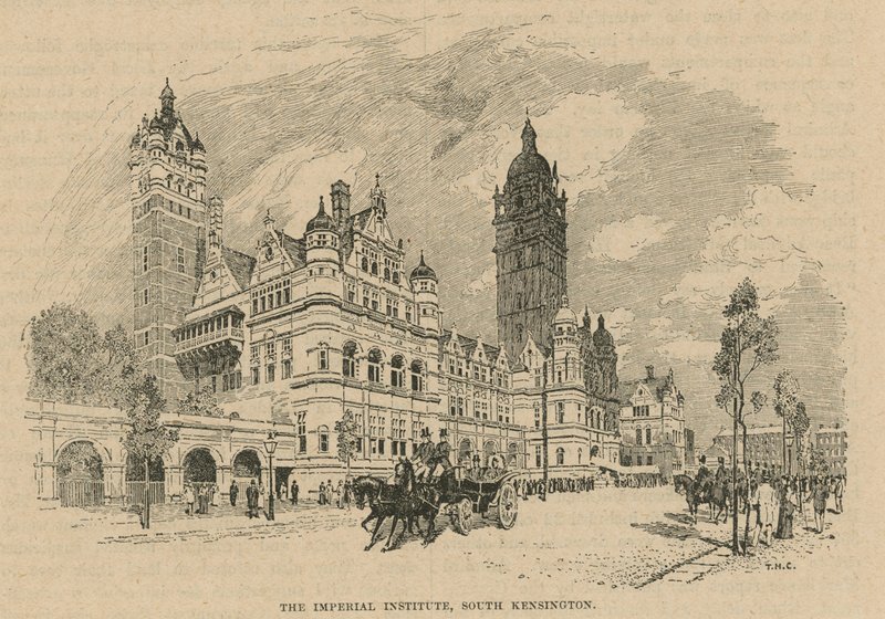 Az Egyesült Királyság Imperial Institute of the Colonies and India, South Kensington, London alkotó: English School