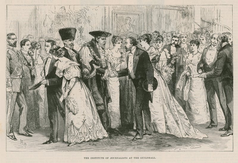A londoni Guildhall Újságírói Intézete alkotó: English School