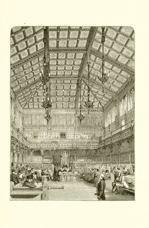Az alsóház belseje alkotó: English School