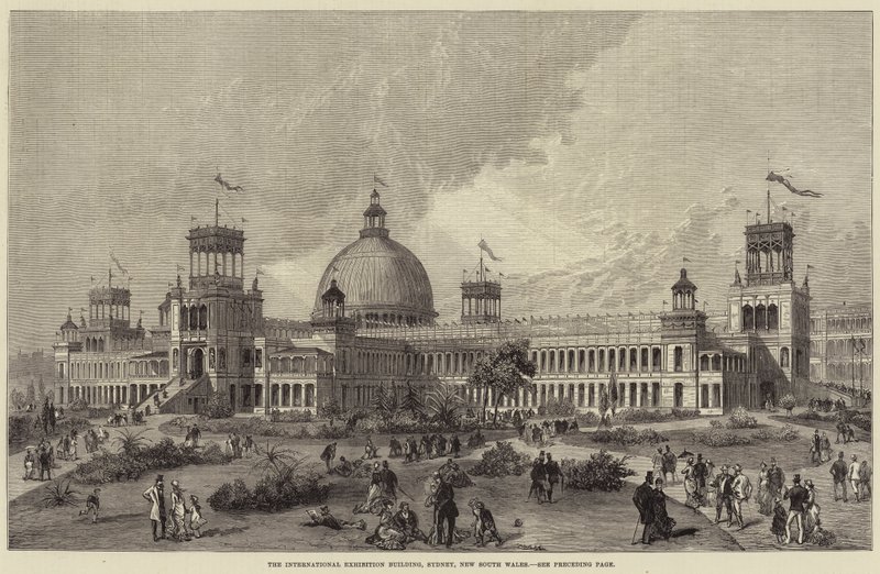 The International Exhibition Building, Sydney, New South Wales (metszet) alkotó: English School