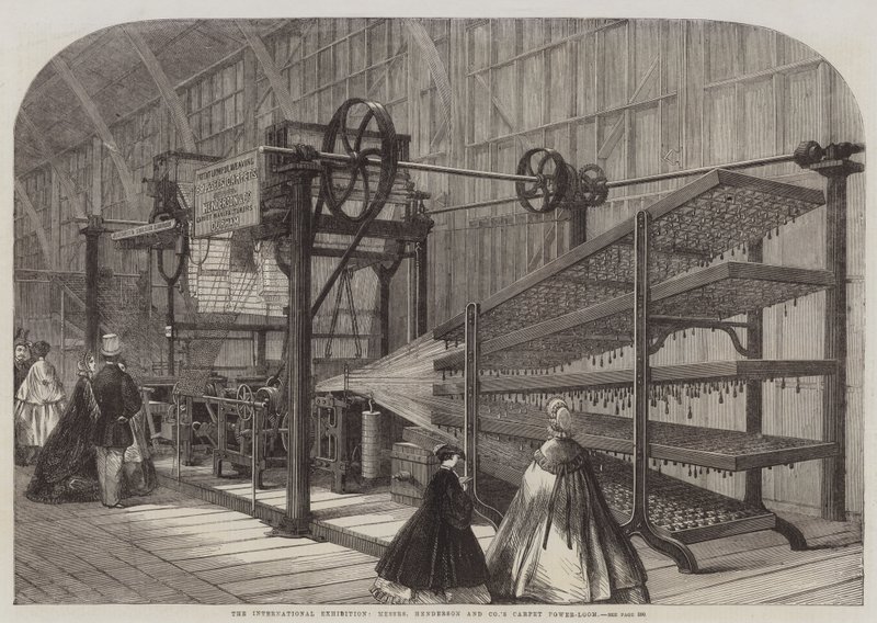 Nemzetközi Kiállítás, Messers Henderson és a cég Carpet Power-Loom (metszet) alkotó: English School
