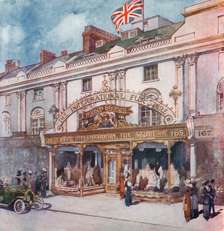 A Nemzetközi Szőrmebolt a 162163 Regent Street címen alkotó: English School