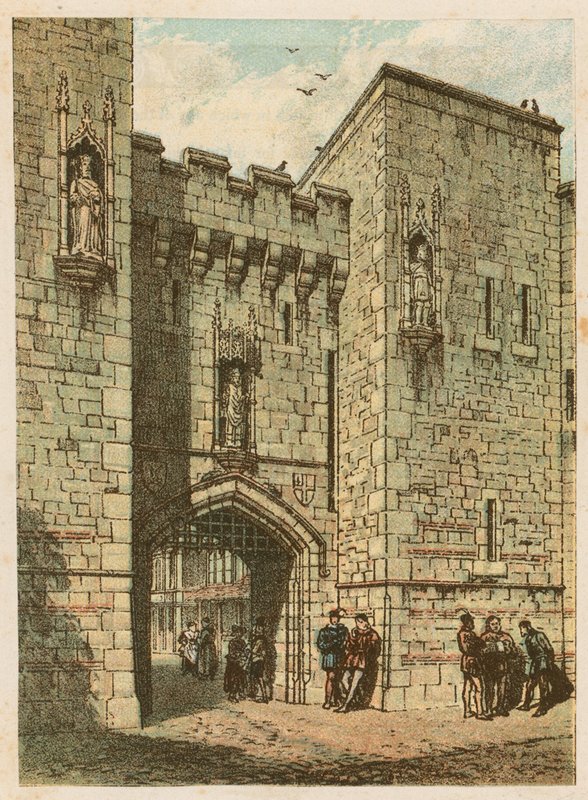 A Nemzetközi Egészségügyi Kiállítás South Kensingtonban, 1884: egy régi angol átjáró alkotó: English School