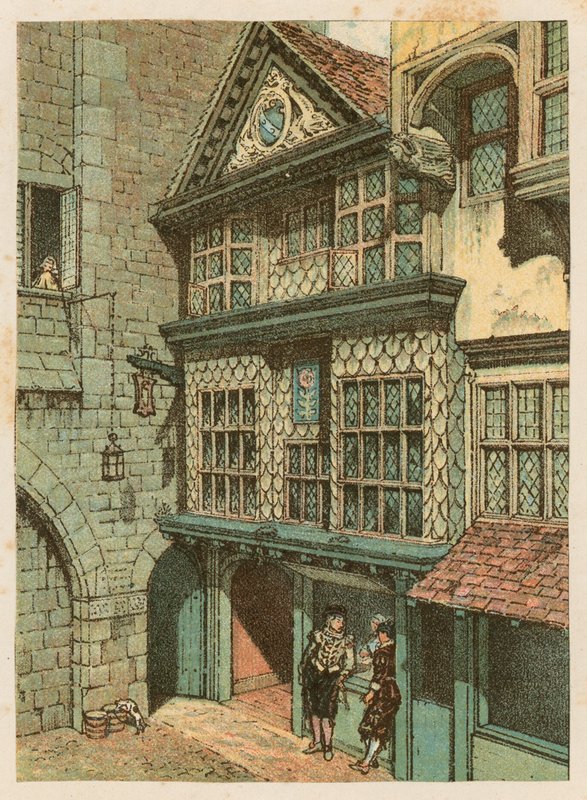 Nemzetközi Egészségügyi Kiállítás South Kensingtonban, 1884: a régi londoni utca alkotó: English School