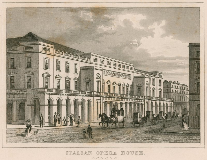 Az Olasz Operaház, London alkotó: English School