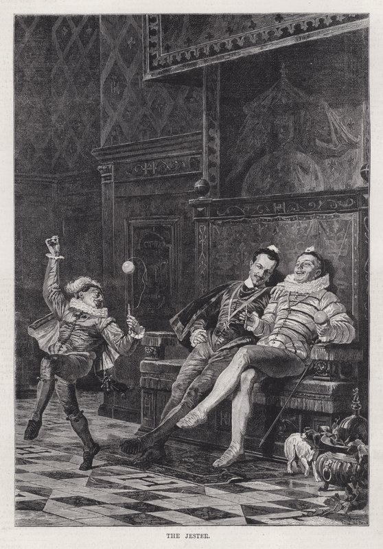 The Jester (metszet) alkotó: English School