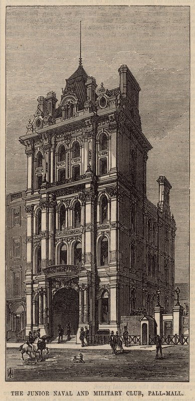 A Junior Tengerészeti és Katonai Klub, Pall Mall alkotó: English School