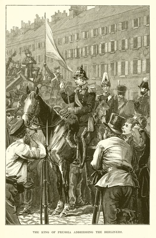 A porosz király a berliniekhez szól alkotó: English School