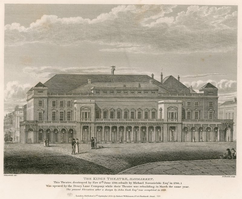 The Kings Theatre, Haymarket, London alkotó: English School