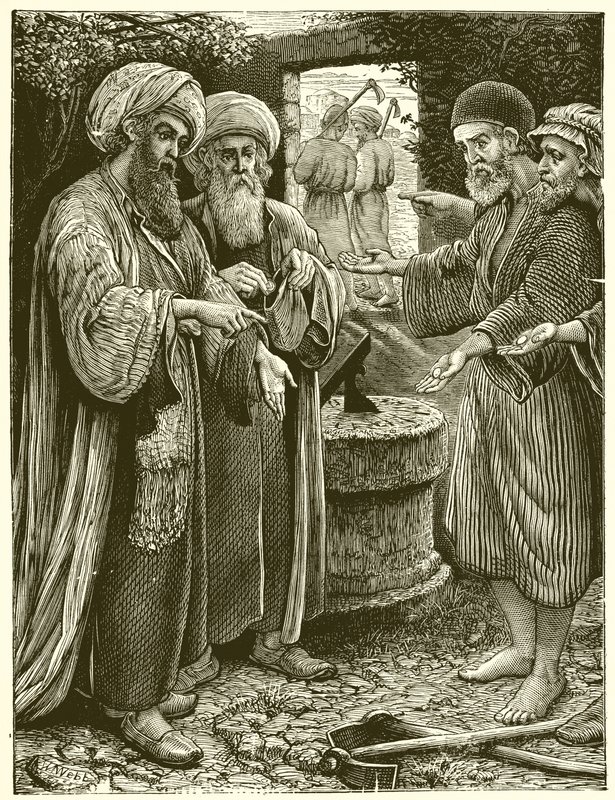 A munkások a szőlőben alkotó: English School