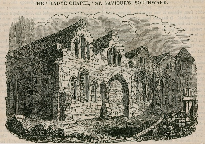 The Ladye Chapel, St Saviors Church, Southwark, Surrey alkotó: English School