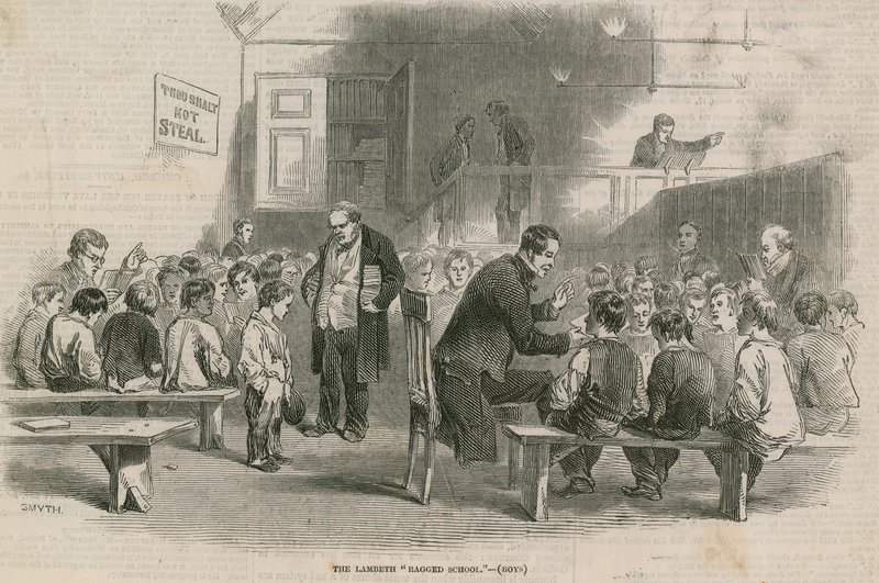 A Lambeth Ragged Iskola fiúknak alkotó: English School