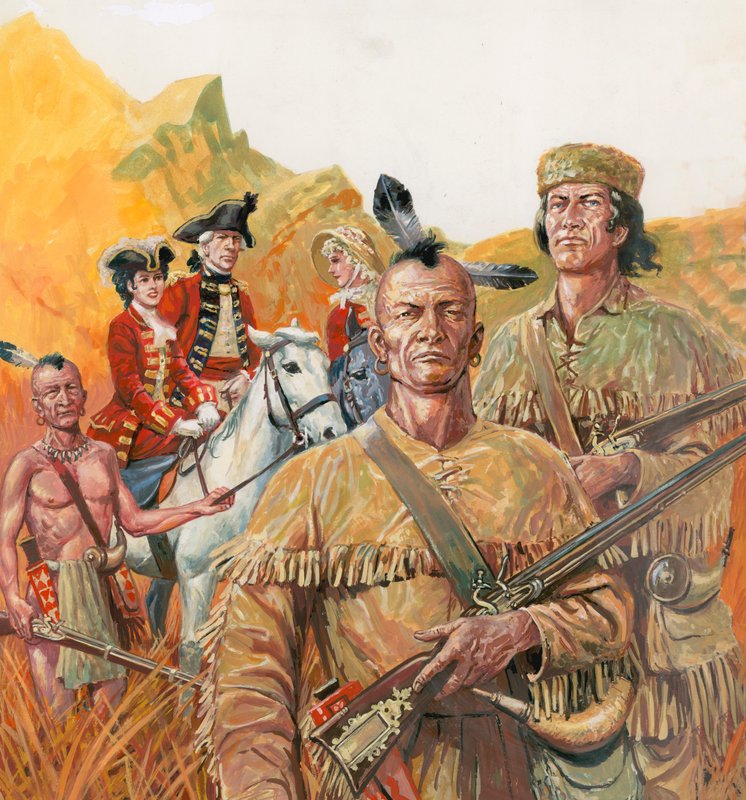 Az utolsó mohikán, James Fenimore Cooper regénye alkotó: English School