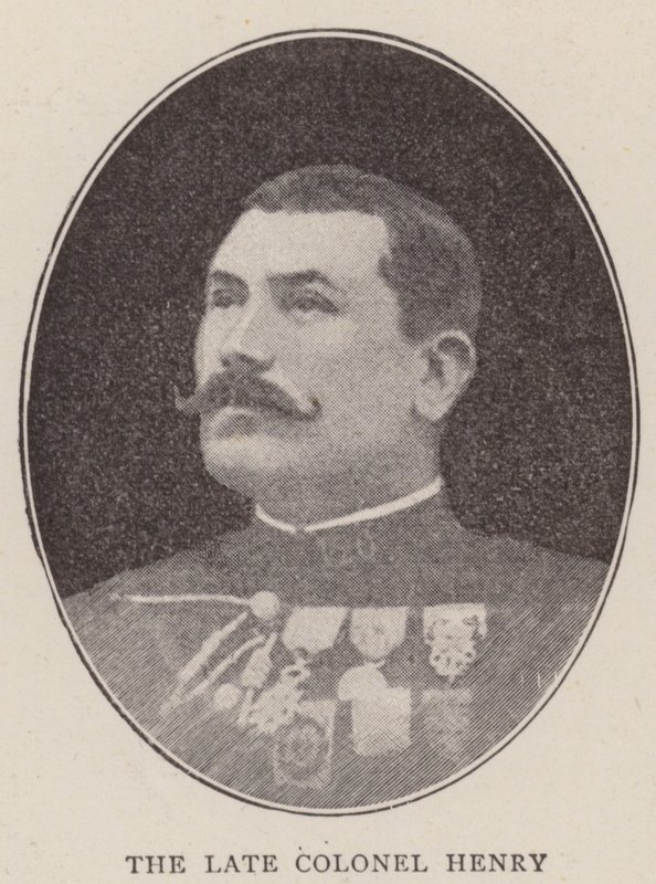 A néhai Henry ezredes (litho) alkotó: English School
