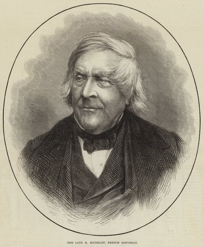 A néhai Michelet francia történész (metszet) alkotó: English School