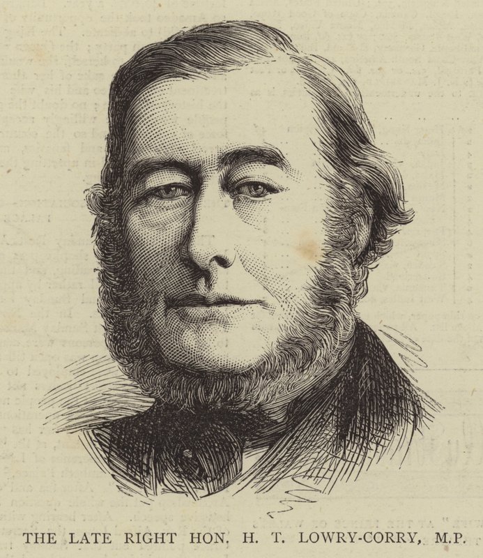 The Late Right Honourable H. T. Lowry-Corry, MP (metszet) alkotó: English School