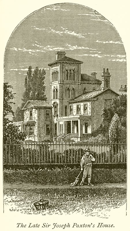 A néhai Sir Joseph Paxtons Ház alkotó: English School