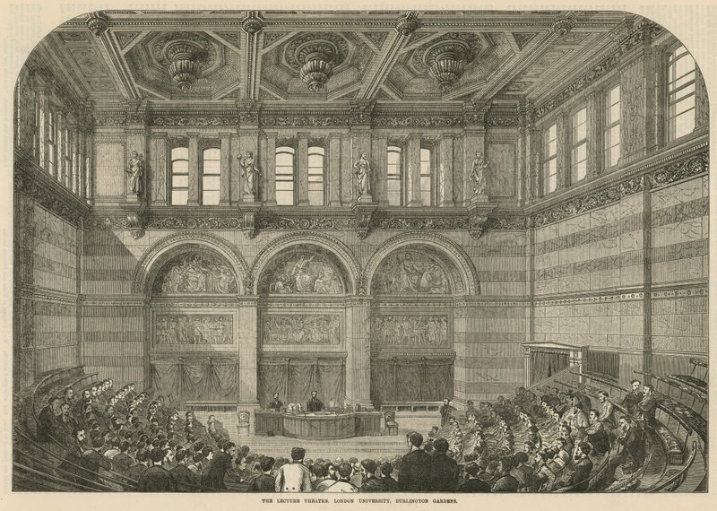 The Lecture Theatre, London University, Burlington Gardens alkotó: English School