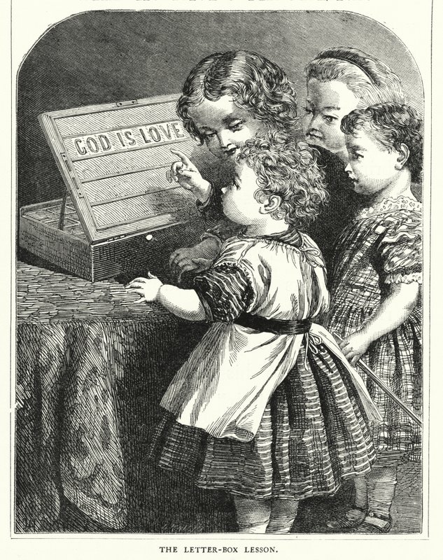 A levéldoboz lecke (metszet) alkotó: English School