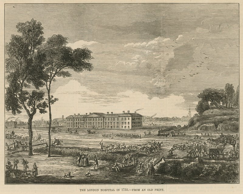 A londoni kórház 1753-ban alkotó: English School