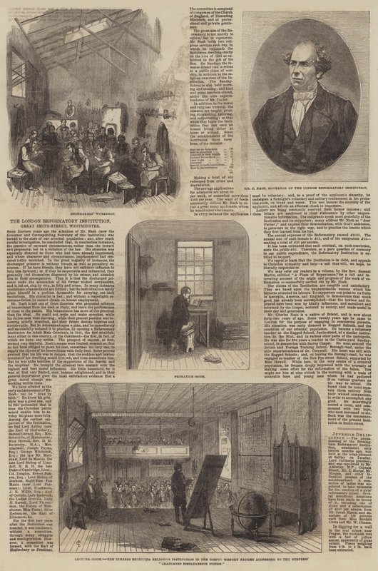 The London Reformatory Institution (metszet) alkotó: English School