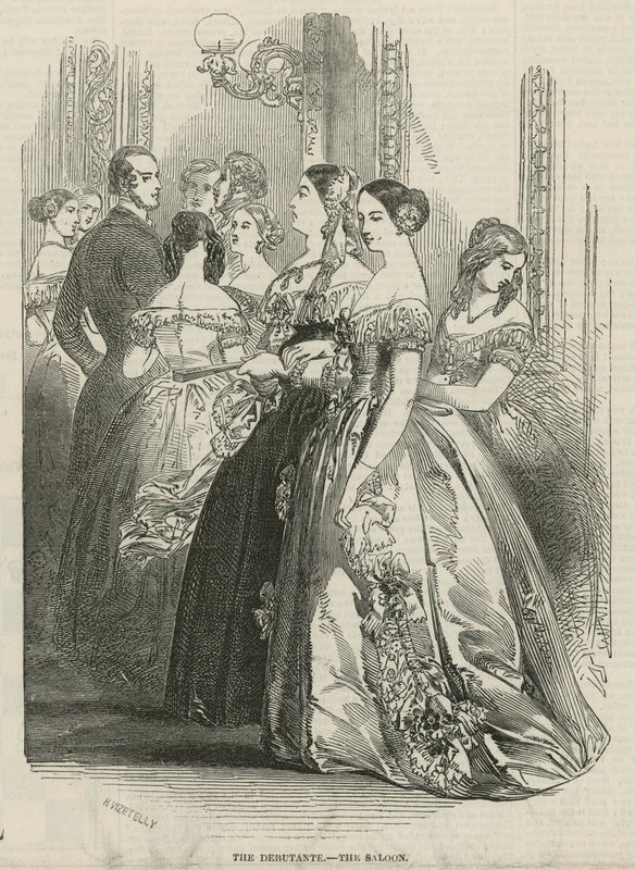 A londoni szezon: The Debutante - The Saloon alkotó: English School
