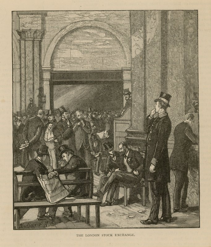 A londoni tőzsde alkotó: English School