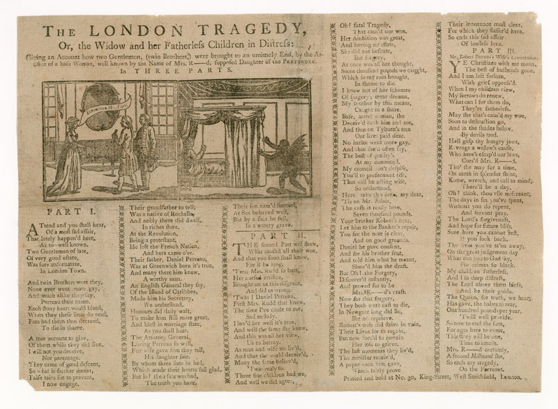 A londoni tragédia, avagy az özvegy és apátlan gyermekei a bajban alkotó: English School