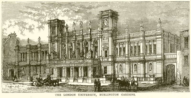 Londoni Egyetem, Burlington Gardens alkotó: English School