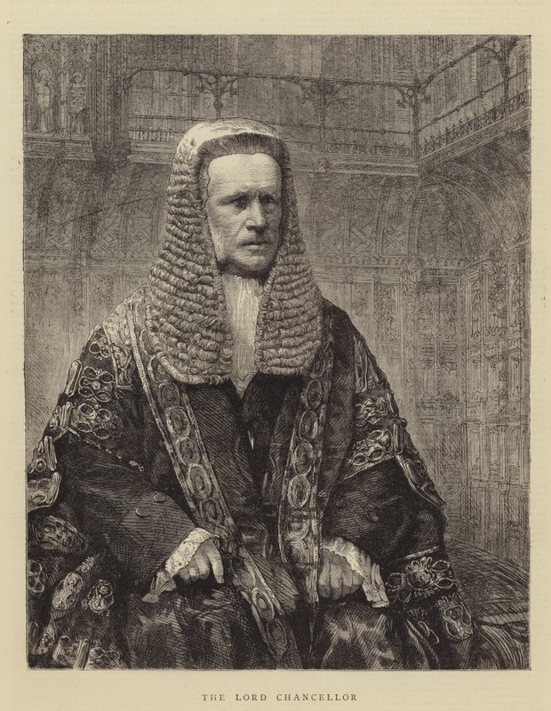 The Lord Chancellor (metszet) alkotó: English School