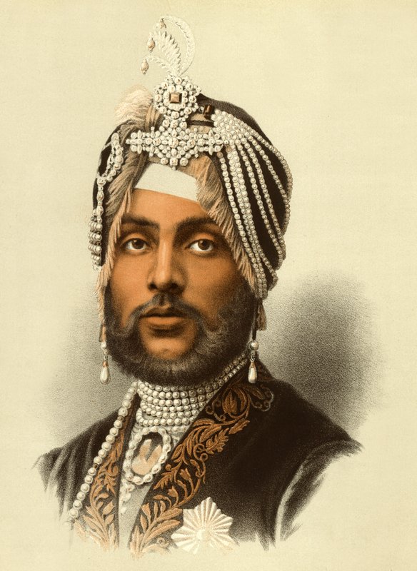 A maharadzsa Duleep Singh alkotó: English School