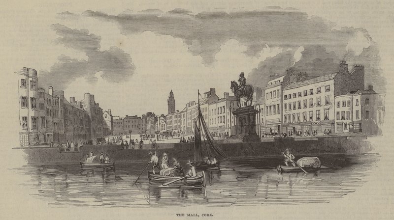 The Mall, Cork (metszet) alkotó: English School