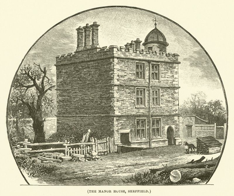 The Manor House, Sheffield (metszet) alkotó: English School