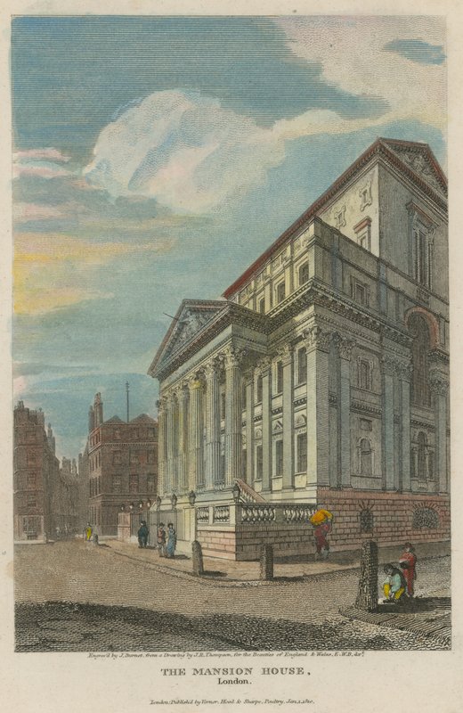 A Mansion House, London alkotó: English School